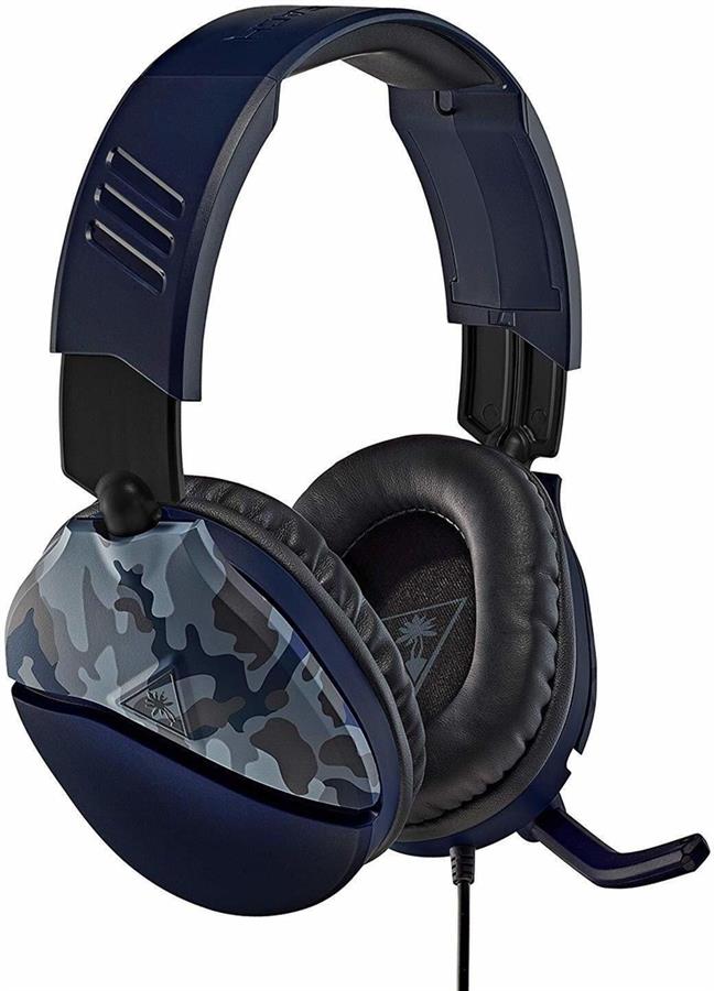 Auricular Turtle Beach Recon 70 Blue Camo - 3.5mm, PS4, XBOX, PC