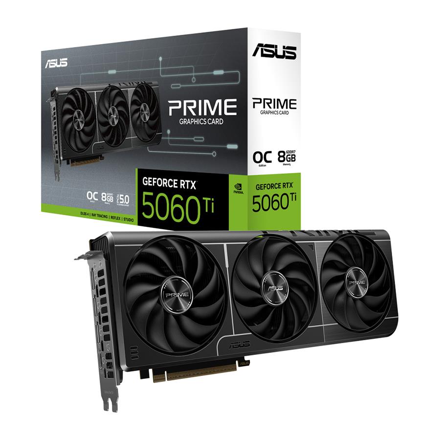 Placa de video RTX 5060 TI ASUS PRIME OC 16GB GDDR7