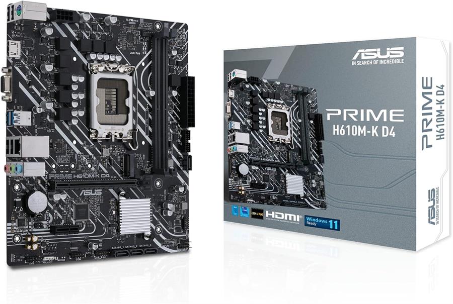 Motherboard Asus Prime H610M-K D4 CSM - DDR4, S1700