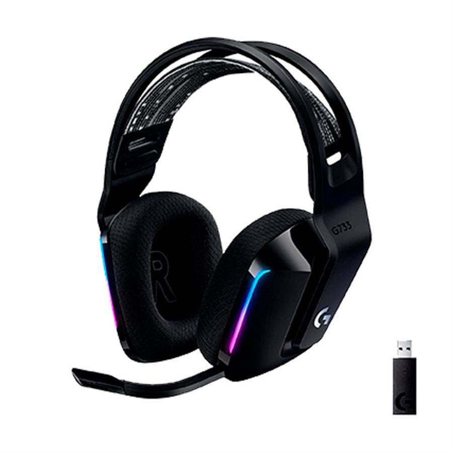 AURICULAR GAMER LOGITECH G733 LIGHTSPEED WIRELESS RGB BLACK