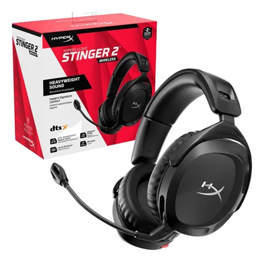 Auricular Gamer HyperX Cloud Stinger II Wireless Black - PC
