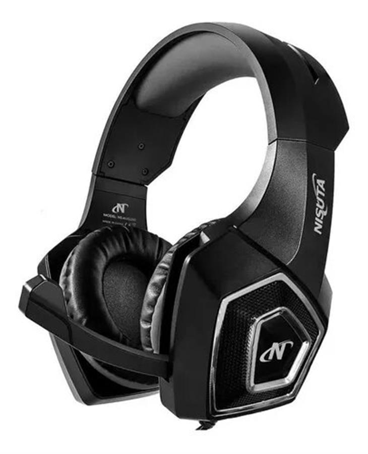 Auricular Gamer Nisuta NS-AUG350 - Jack 3.5mm (Negro)