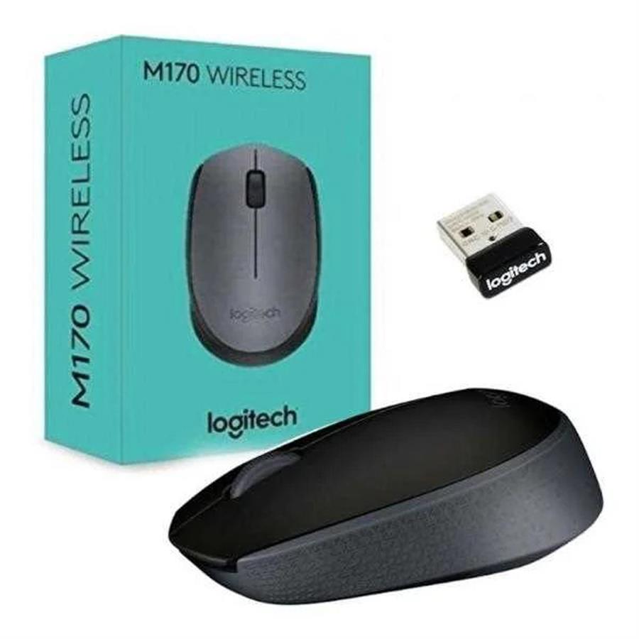 Mouse Logitech M170 Inalámbrico Negro USB