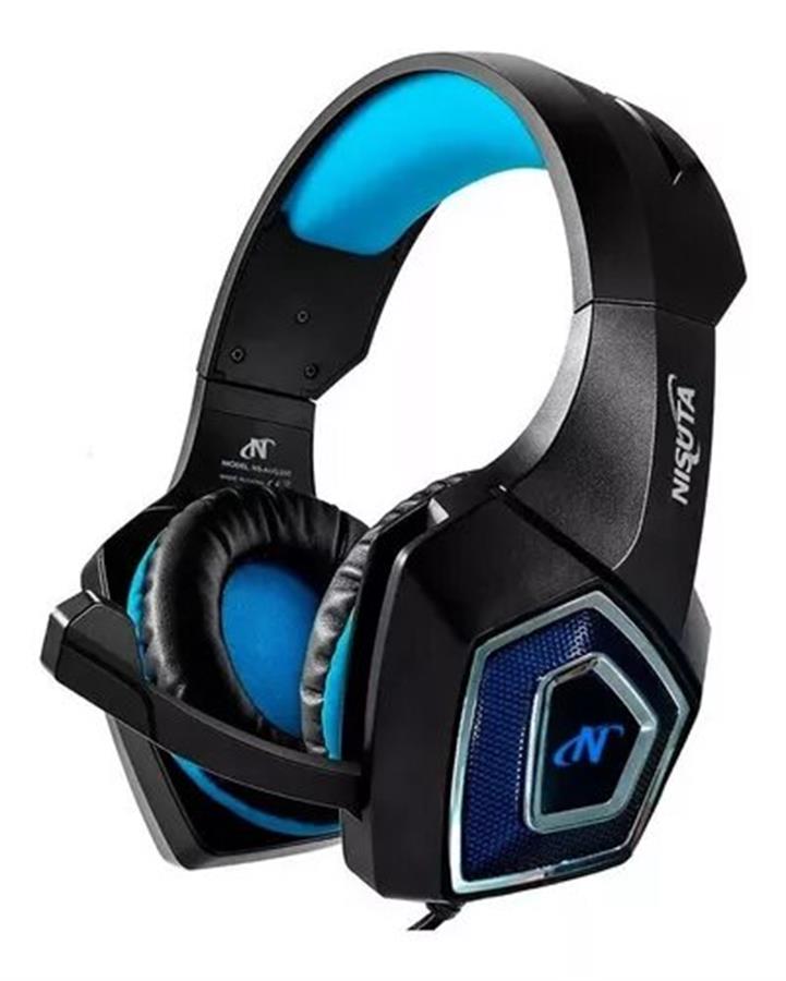 Auricular Gamer Nisuta NS-AUG350 - Jack 3.5mm (Azul)