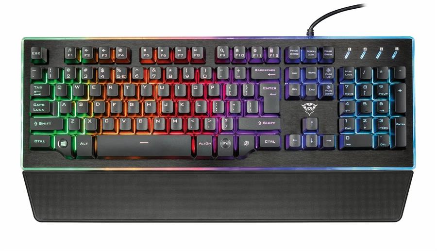 Teclado Gamer Trust Thura (GXT-860) Semimecánico
