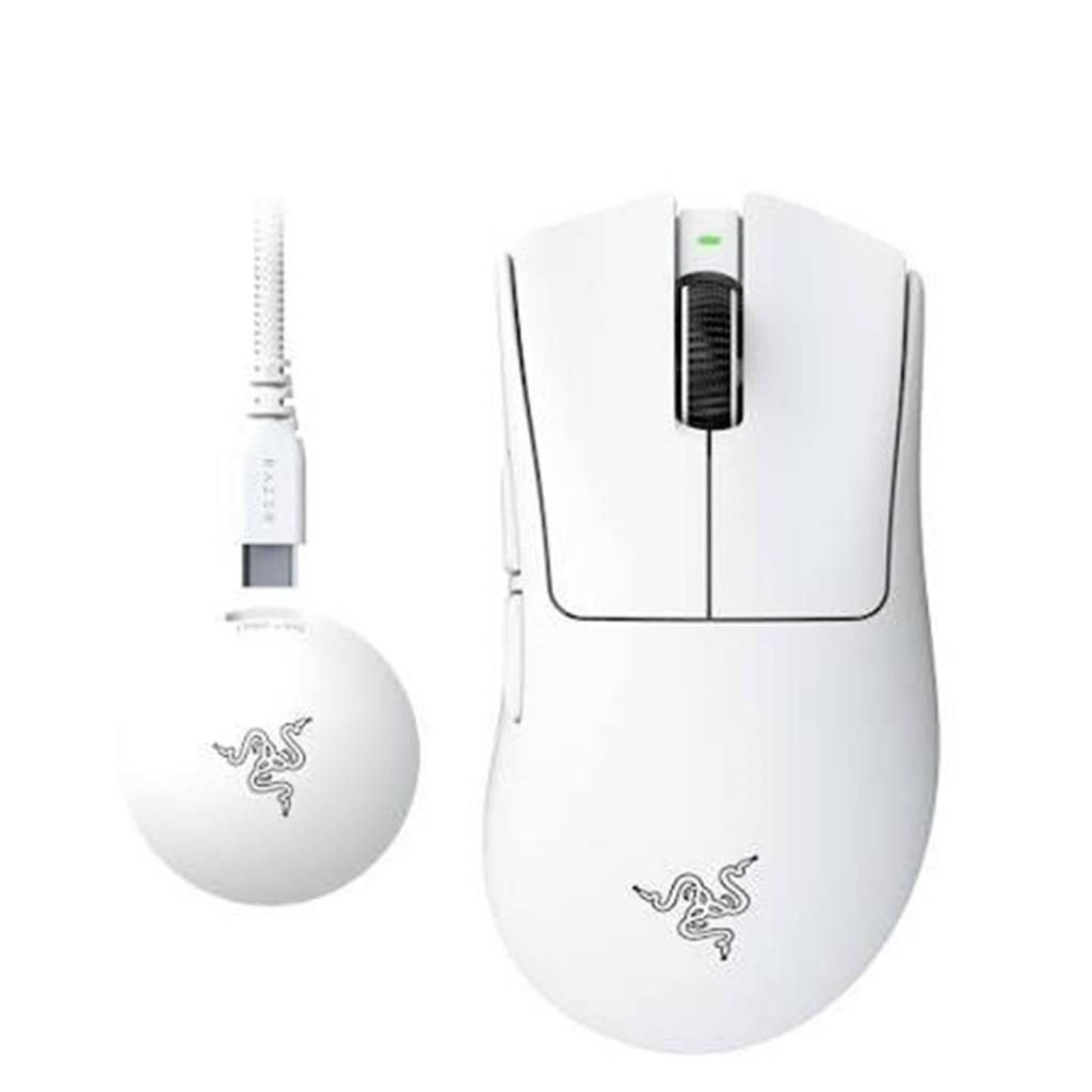 MOUSE RAZER DEATHADDER V4 PRO WIRELESS ESPORTS WHITE EDITION