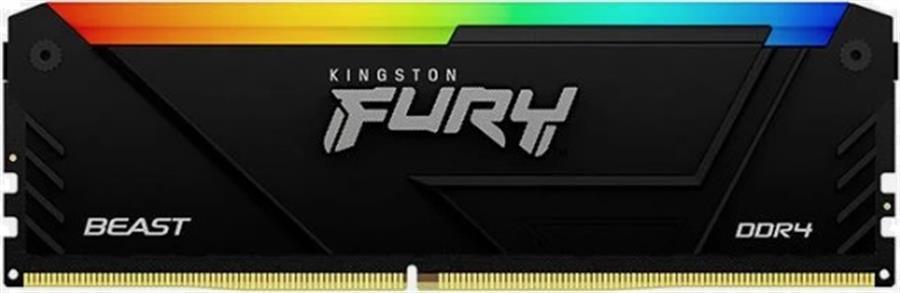 Memoria RAM 16GB Kingston 6000 MHZ FURY BEAST DDR5 BLACK RGB