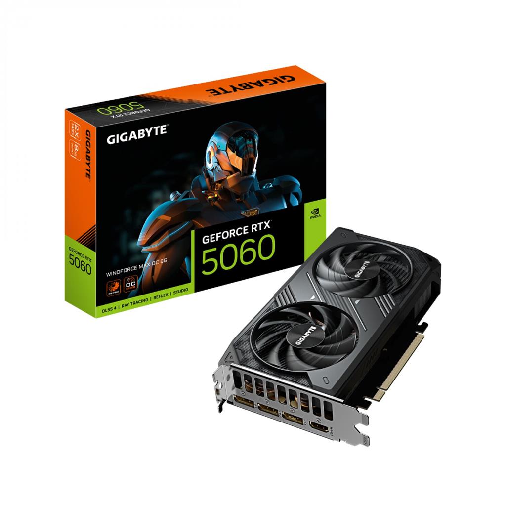 Placa de video RTX 5060 GIGABYTE WF2 MAX OC 8G