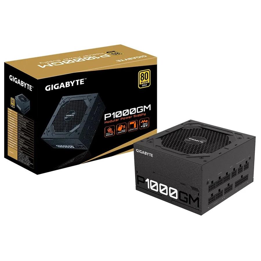 Fuente Gigabyte P1000GM - 80 Plus Gold Modular (OUTLET)